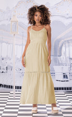 VESTIDO LARGO EN TIRAS 6282