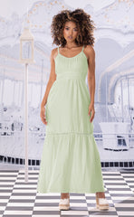 VESTIDO LARGO EN TIRAS 6282