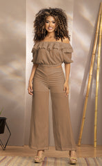 SET PANTALON Y BLUSA CAMPESINA CON BOLEROS 6489