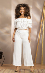 SET PANTALON Y BLUSA CAMPESINA CON BOLEROS 6489