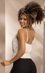 BLUSA EN LINO BORDADO BOHO CHIC 6544