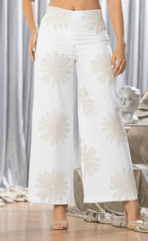 PANTALON LINO BORDADO 6695