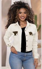 CHAQUETA COW PRINT 6750