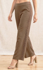 Pantalón aladino de encaje con resorte 6959