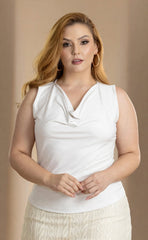 BLUSA LUXURY PLUS SIZE EP06