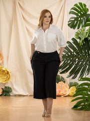 BLUSA CAMISERA PLUS SIZE MANGA 3/4 P882