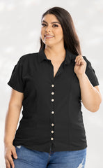 BLUSA CAMISERA PLUS P675