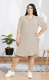 VESTIDO CAMISERO PLUS SIZE P687