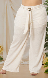 PANTALON PLUS EN LANILLA CON HERRAJE P819