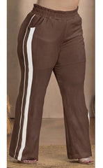 Pantalón Plus Size con línea lateral P934