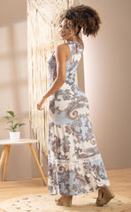 VESTIDO ESTAMPADO BOHEMIO  6607