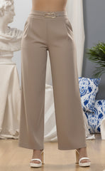 PANTALON BOTA RECTA CON DETALLES EN PRETINA Y BOLSILLO 6649