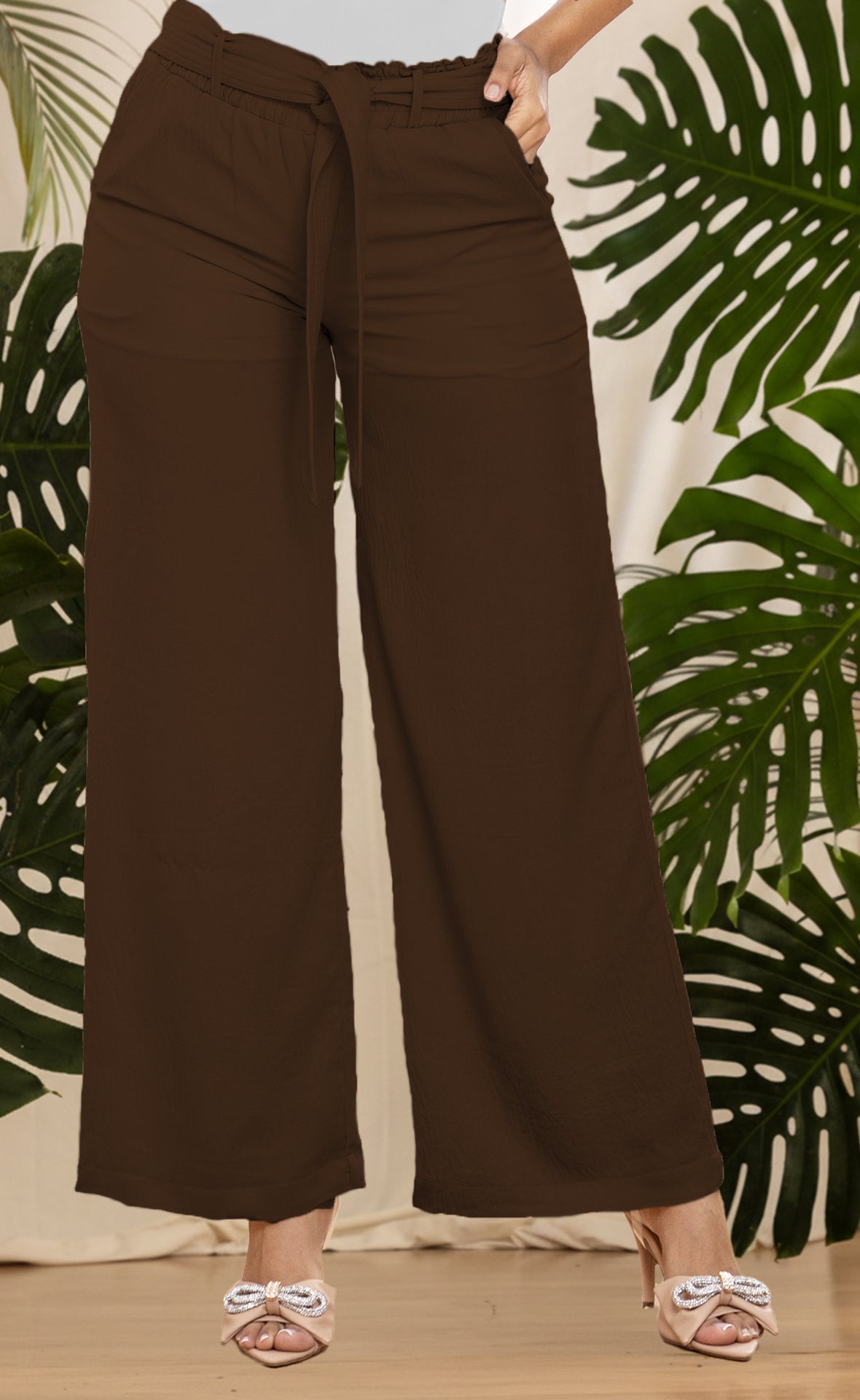 PANTALON BOTA RECTA CON AMARRE 6653-1