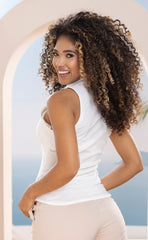 BLUSA SISA CON ENCAJE EN HOMBROS 6713