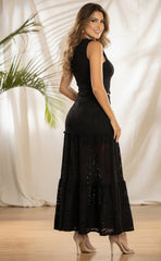 SET BLONDA BLUSA Y FALDA 6737