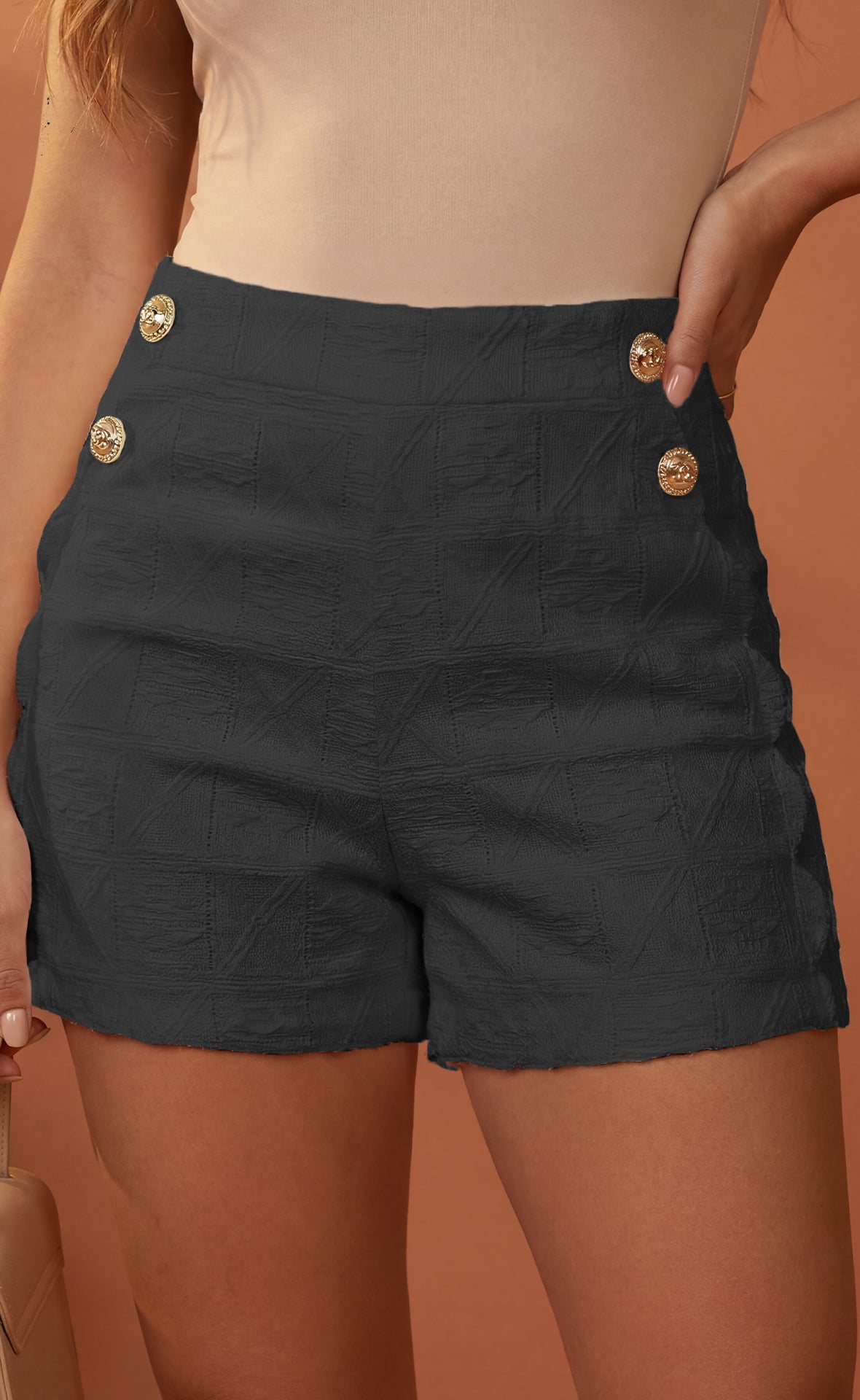 SHORT VINTAGE TEXTURIZADO 6983