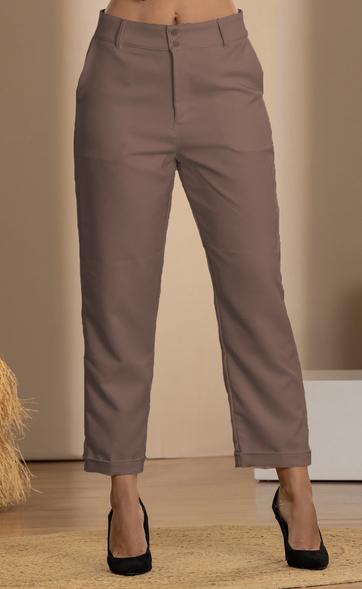PANTALÓN SASTRE RECTO CON DOBLADILLO 7016