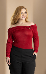 BODY DE HOMBROS DESCUBIERTOS CON HERRAJE P913