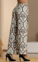 PANTALÓN ESTAMPADO ESTILO PALAZZO 6895