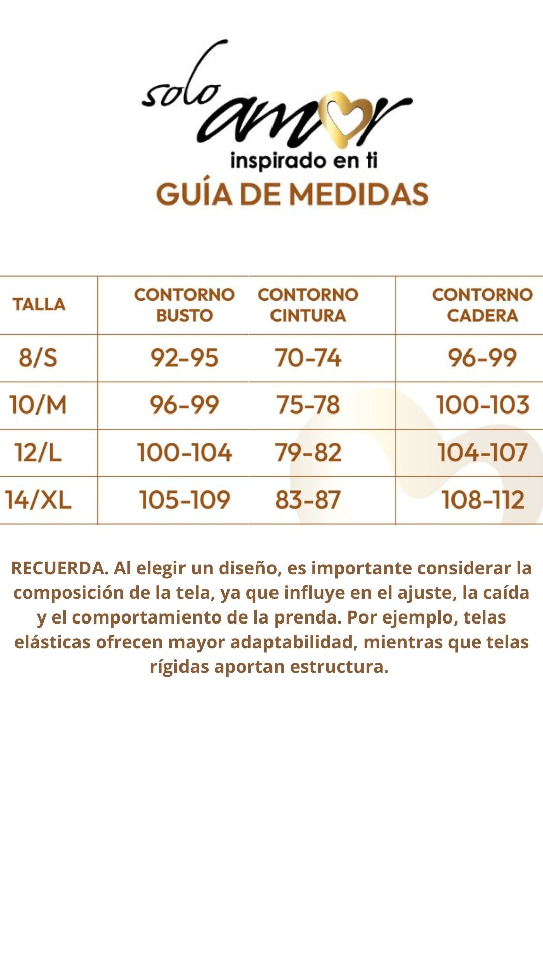 GUIA DE TALLAS  