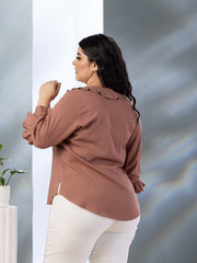 BLUSA SOBREPUESTO PLUS SIZE CON BOLEROS  P742