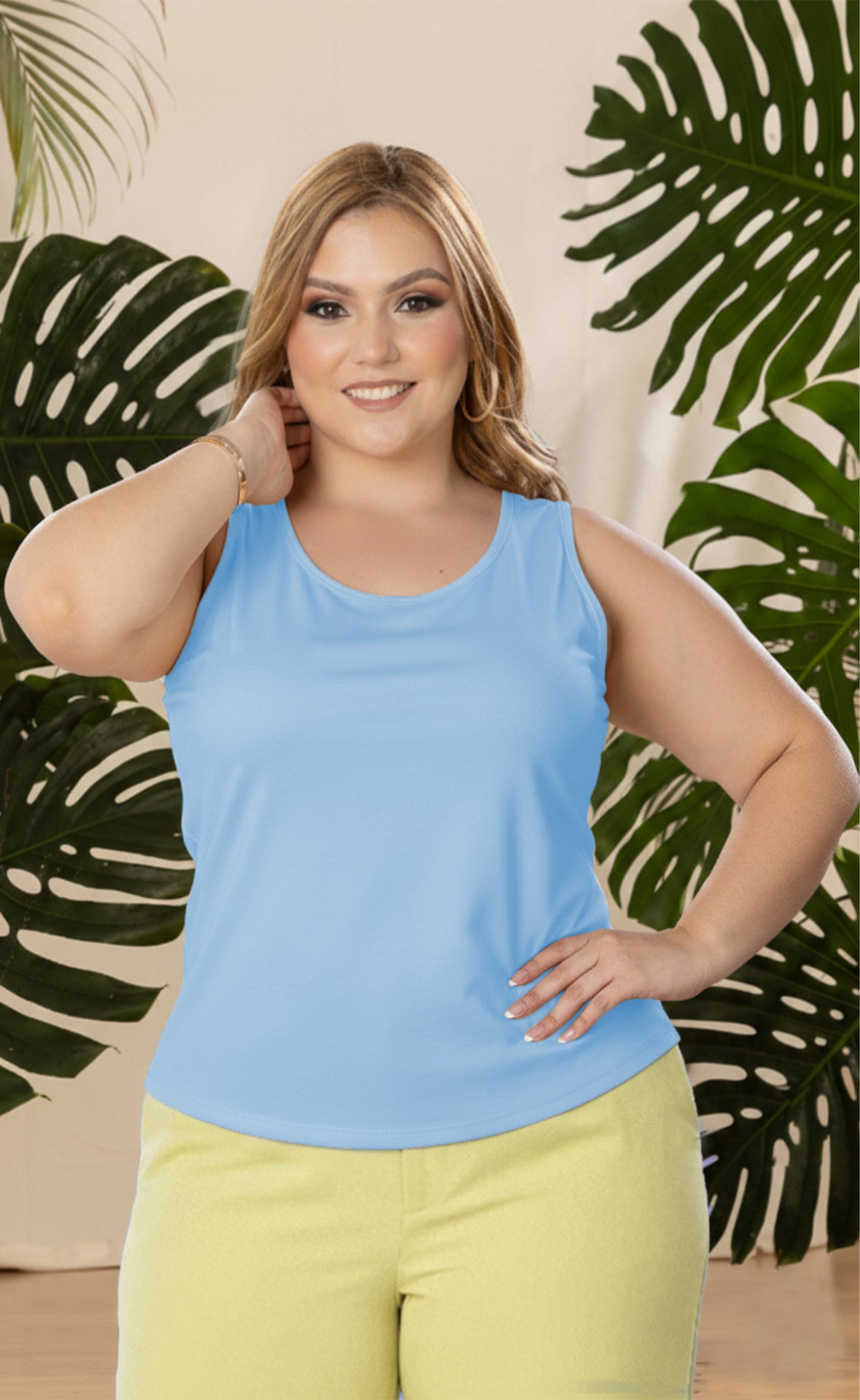 BLUSA BASIC PLUS SIZE COMBO X 3 P545