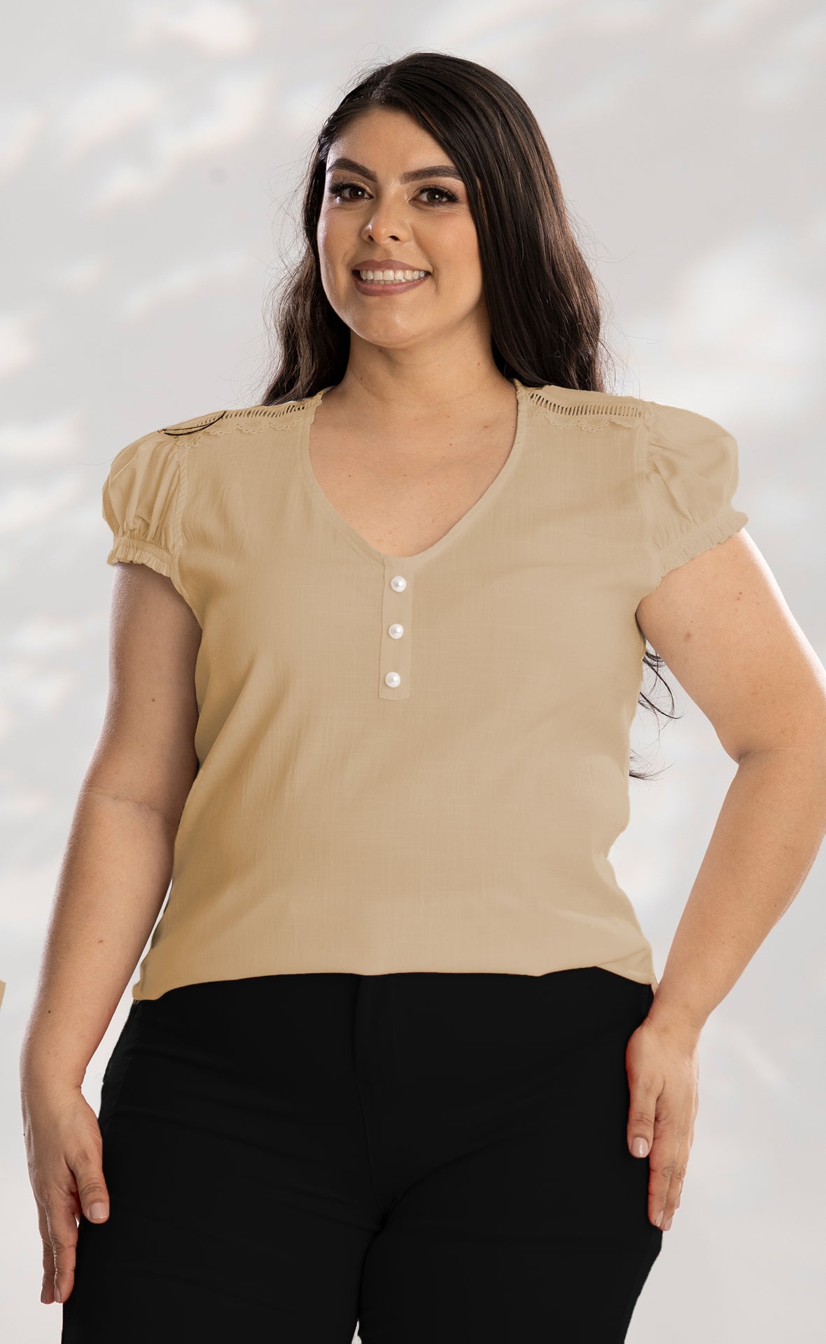 BLUSA PLUS SIZE P679