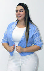 BLAZER BORDADO PLUS SIZE P758