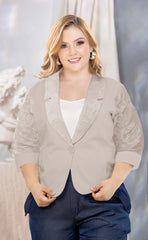 BLAZER BORDADO PLUS SIZE P758