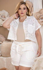 BLUSA OJALILLO MANGA CORTA P780