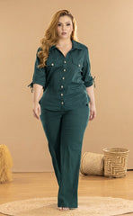 SET PLUS SIZE  BLUSA Y PANTALON P930